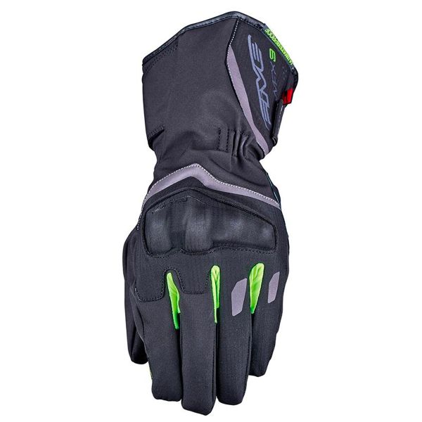 Guantes moto Five WFX3 Evo WP Negro Amarillo Fluo Guantes moto Five WFX3 Evo WP Negro Amarillo Fluo