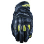 Guantes moto Five X-Rider WP Negro Amarillo Fluo