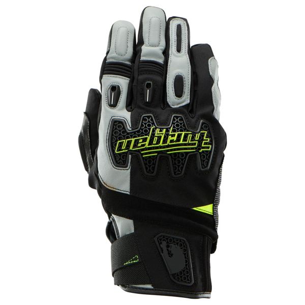 Guantes moto Furygan Atacama Black Grey Yellow Stab