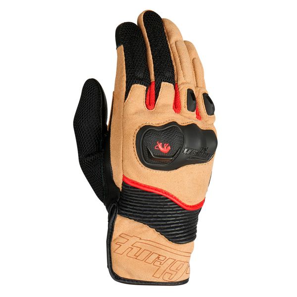 Guantes moto Furygan Dust Sand Black Red