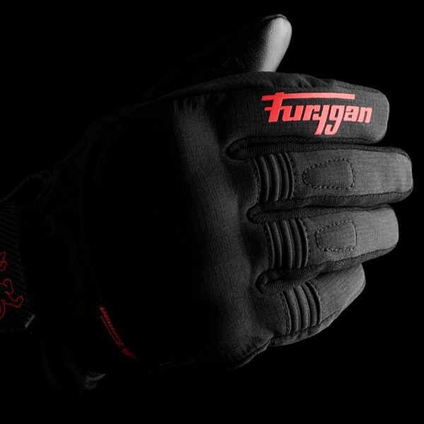 Furygan Jet All Seasons D3O Evo Negro Rojo