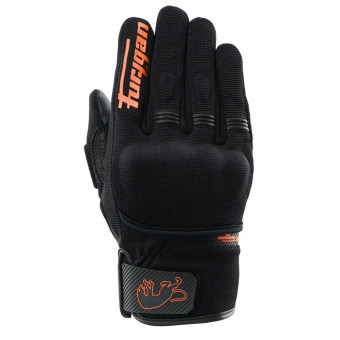Guantes moto Furygan Jet D3O Evo Negro Naranja