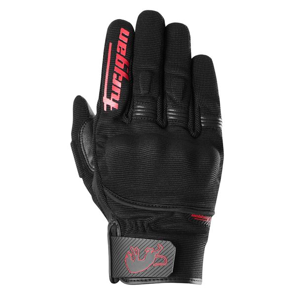 Guantes moto Furygan Jet D3O Evo Negro Rojo Guantes moto Furygan Jet D3O Evo Negro Rojo