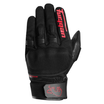 Furygan Jet D3O Evo Negro Rojo