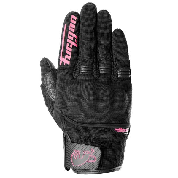 Guantes moto Furygan Jet Lady D3O Evo Negro Rosa