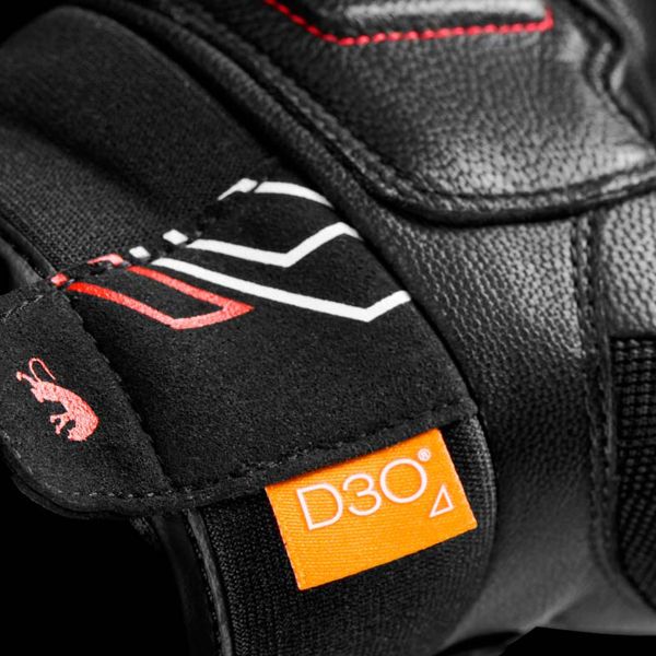 Furygan Jet Neon D3O Negro Rojo