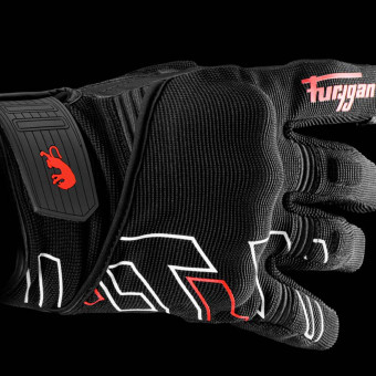 Furygan Jet Neon D3O Negro Rojo