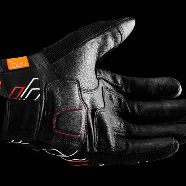 Furygan Jet Neon D3O Negro Rojo