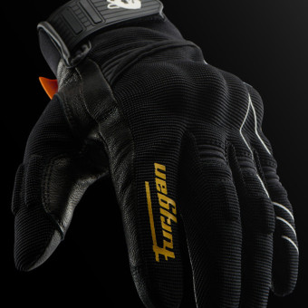 Furygan Jet Neon D3O Lady Negro Blanco Oro