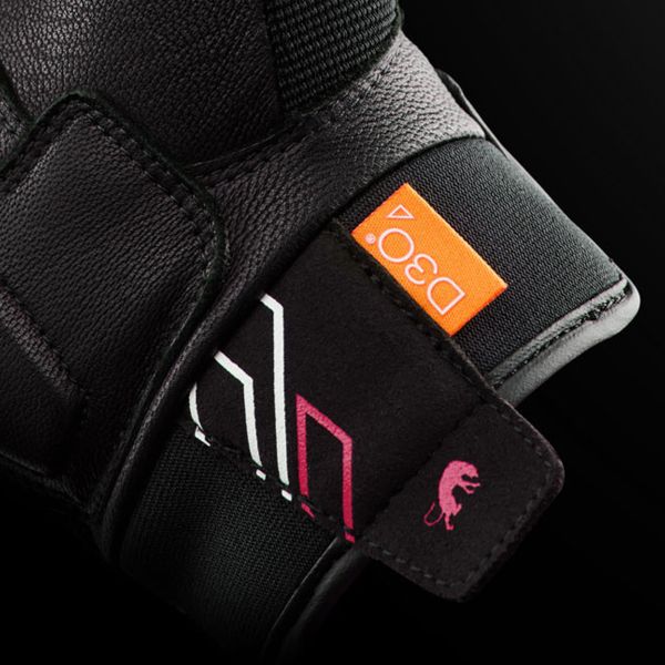 Furygan Jet Neon D3O Lady Negro Blanco Rosa