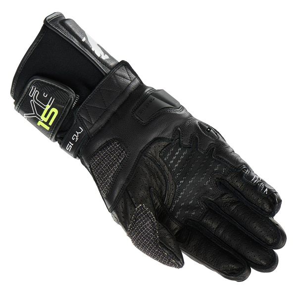 Furygan Styg 15 Vented Negro Blanco Amarillo Stab