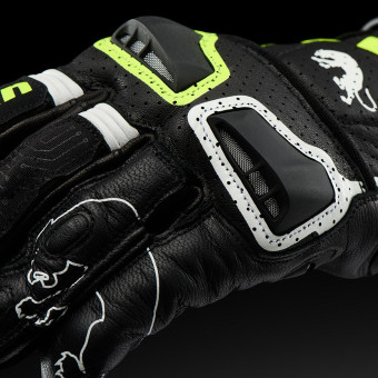 Furygan Styg 15 Vented Negro Blanco Amarillo Stab