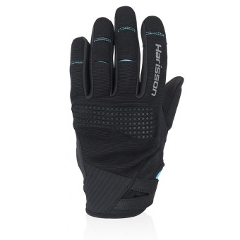 Guantes moto HARISSON Rio Lady Negro Turquesa