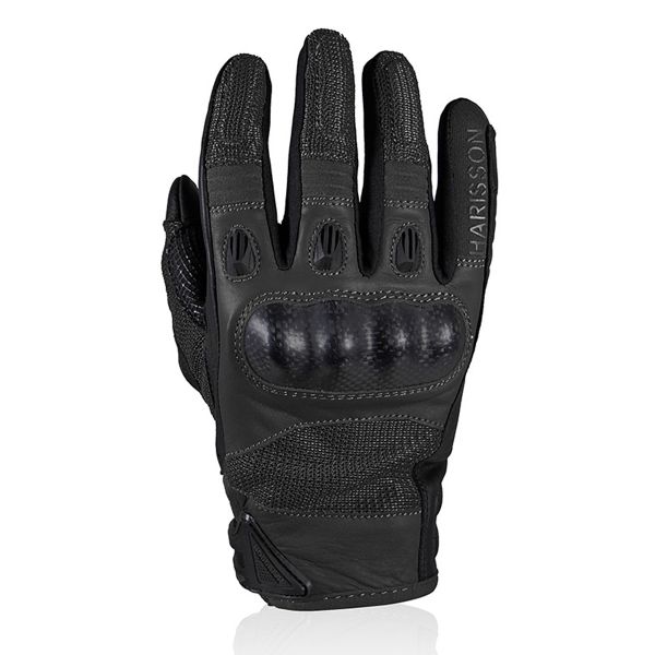 Guantes moto HARISSON Spy Evo Black Guantes moto HARISSON Spy Evo Black