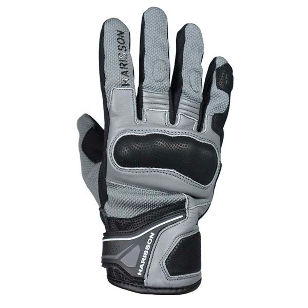 Guantes moto HARISSON Week-End Black Grey