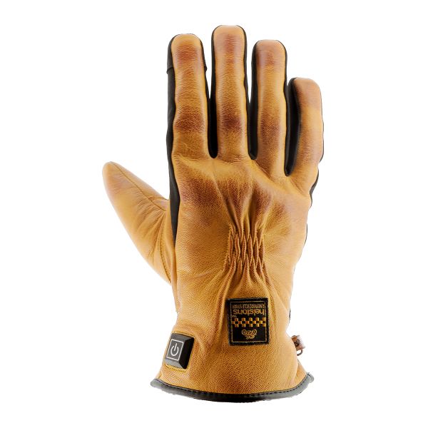 Guantes moto Helstons Benson Calefactables Gold Guantes moto Helstons Benson Calefactables Gold