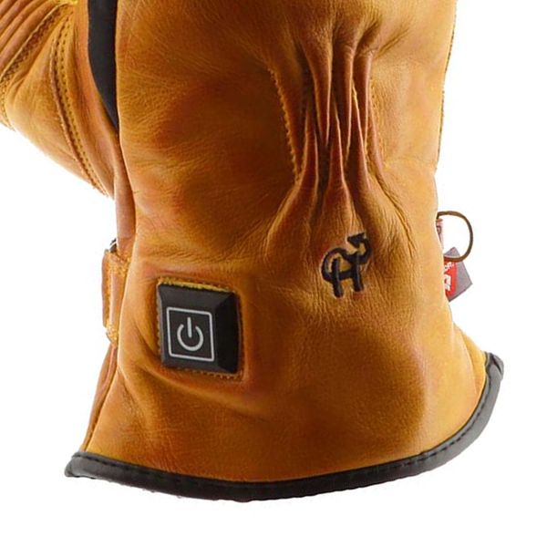 Helstons Calentadores de cuero Benson Evo Oro