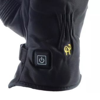 Helstons Calentadores de cuero Benson Evo Negro