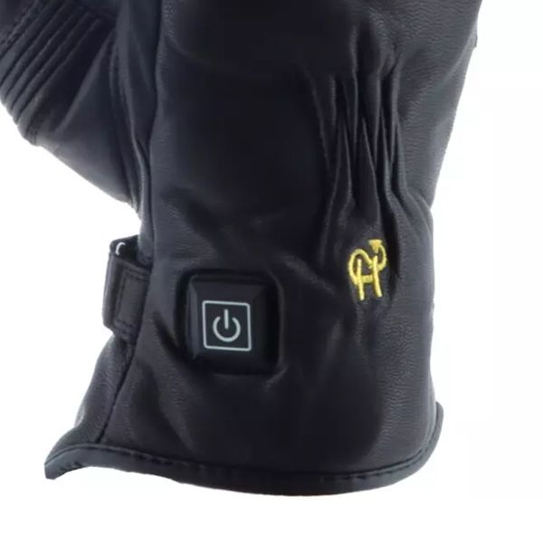 Helstons Calentadores de cuero Benson Evo Negro