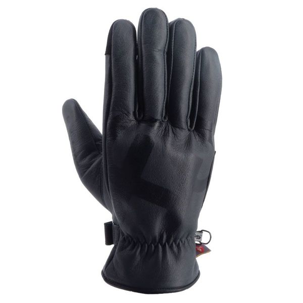 Guantes moto Helstons Blues Invierno Cuero Negro