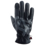 Guantes moto Helstons Blues Invierno Piel Gris Negro