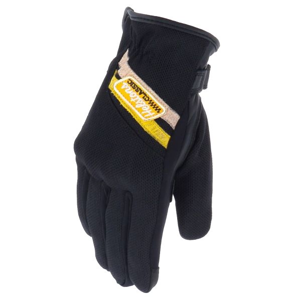 Guantes moto Helstons Cars Air Summer Mesh Negro Beige Oro