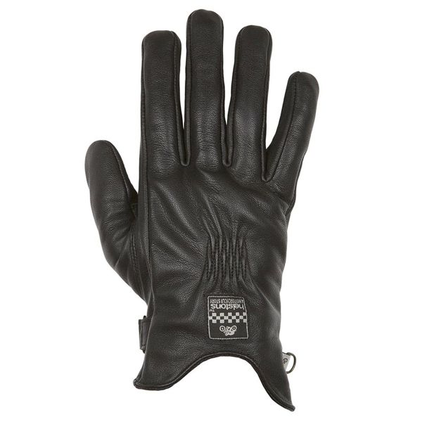 Guantes moto Helstons Cndor Cuero Negro