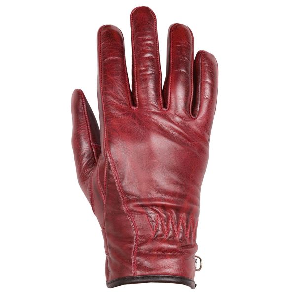 Guantes moto Helstons Crissy Burgundy Guantes moto Helstons Crissy Burgundy