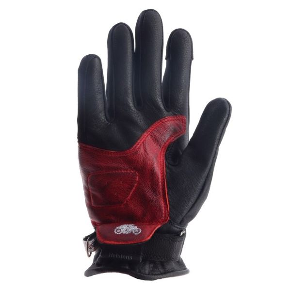 Helstons DS Lady Summer Leather Negro Rojo Blanco