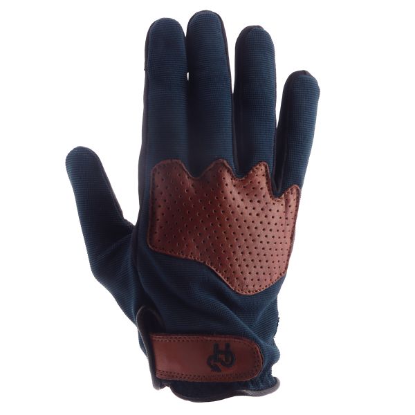 Guantes moto Helstons Dune Summer 4Ways Piel Azul Tan Guantes moto Helstons Dune Summer 4Ways Piel Azul Tan