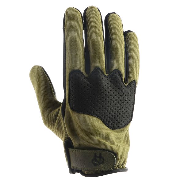 Guantes moto Helstons Dune Summer 4Ways Piel Caqui Negro