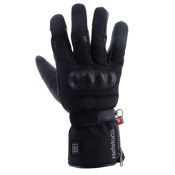 Guantes moto Helstons Ecko Girl Chauffant Cuero Negro