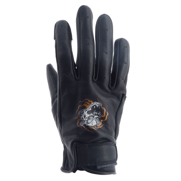 Guantes moto Helstons Feline Summer Cuero Negro