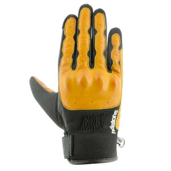 Guantes moto Helstons Go Summer Black Gold Guantes moto Helstons Go Summer Black Gold
