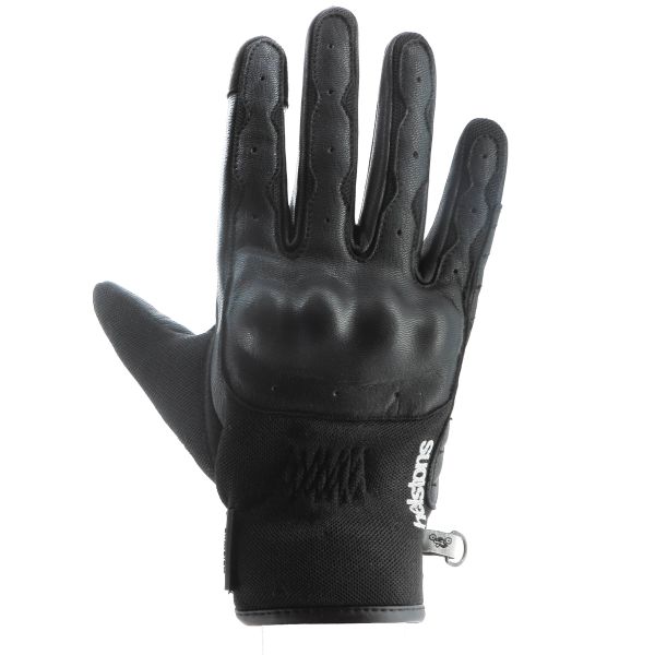 Guantes moto Helstons Go Summer Black Black Guantes moto Helstons Go Summer Black Black