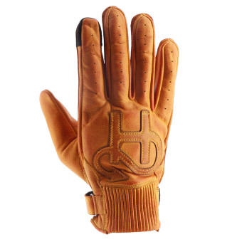 Guantes moto Helstons Golf Verano Piel Oro
