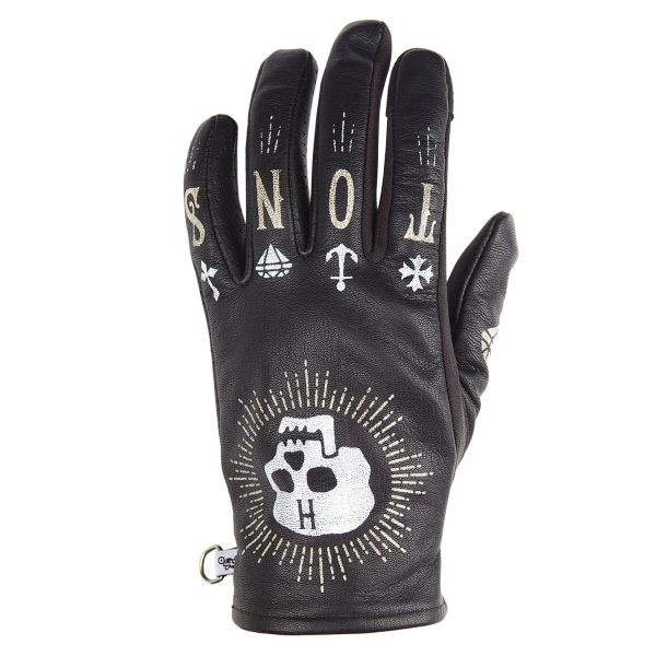 Guantes moto Helstons Grafic Summer Lady Black Guantes moto Helstons Grafic Summer Lady Black