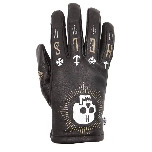 Guantes moto Helstons Grafic Winter Lady Black Guantes moto Helstons Grafic Winter Lady Black