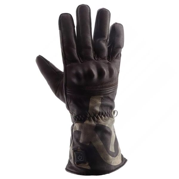 Guantes moto Helstons Harry Chauffant Piel Choco