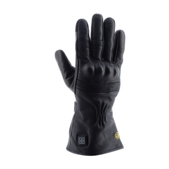 Guantes moto Helstons Harry Evo Calefacción Cuero Negro Guantes moto Helstons Harry Evo Calefacción Cuero Negro