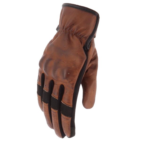 Guantes moto Helstons Holy Summer Girl Camel Negro