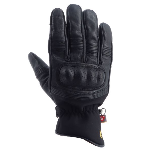 Guantes moto Helstons Horizon Winter Piel Negro