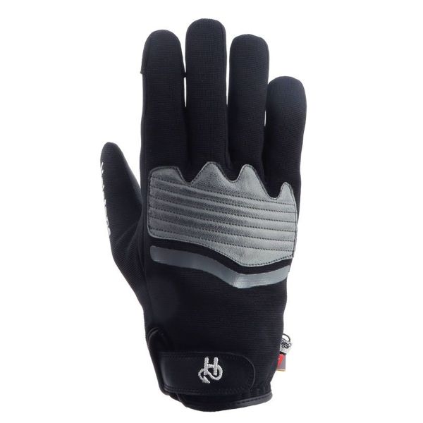 Guantes moto Helstons Jazz Winter 4Ways Piel Negro Gris