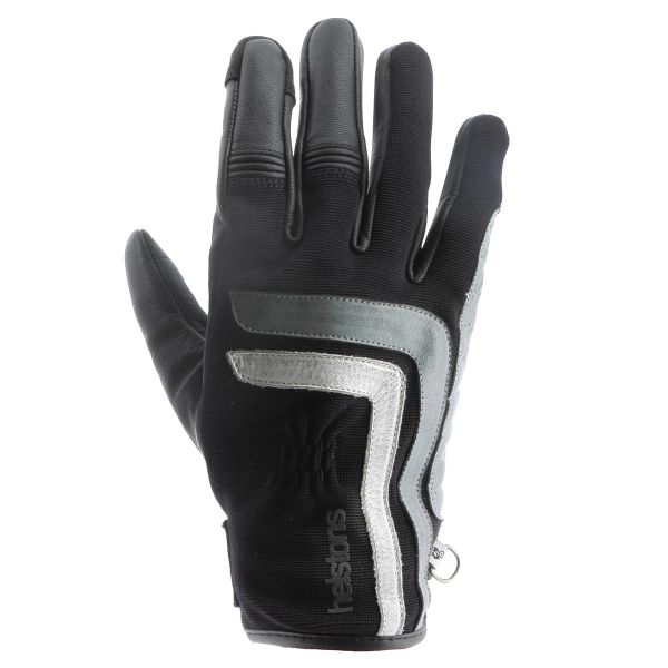Guantes moto Helstons Jeff Summer Black Grey White Guantes moto Helstons Jeff Summer Black Grey White