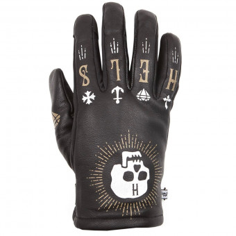 Guantes moto Helstons Kustom Winter Black Guantes moto Helstons Kustom Winter Black