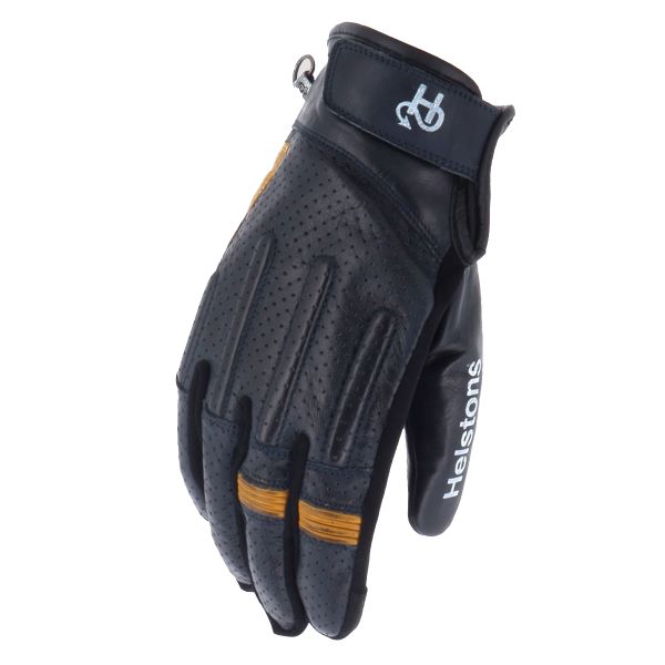 Guantes moto Helstons Leo Air Summer Azul Oro