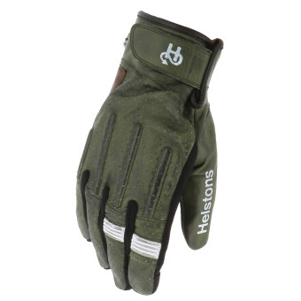 Guantes moto Helstons Leo Air Summer Caqui Marrón