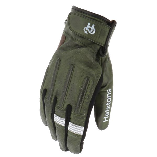 Guantes moto Helstons Leo Air Summer Caqui Marr�n