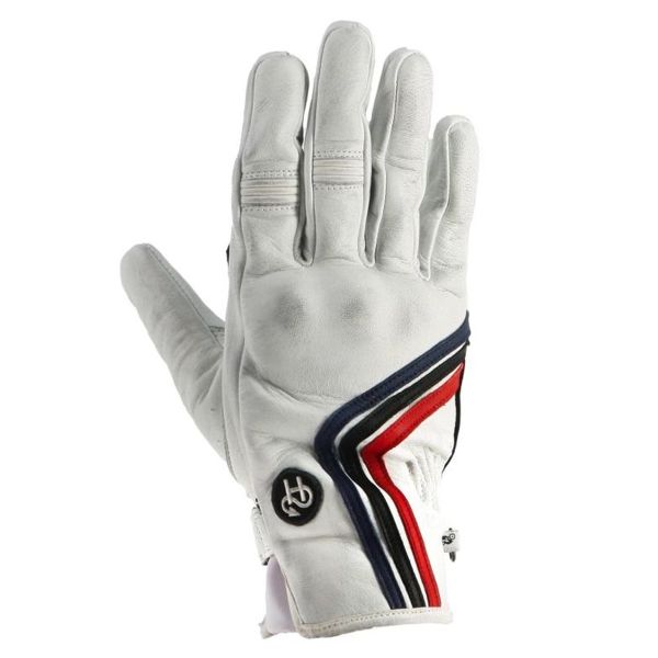 Guantes moto Helstons Line Summer White Blue Black Red