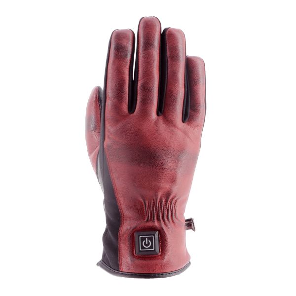 Guantes moto Helstons Nelly Calefactables Red Black